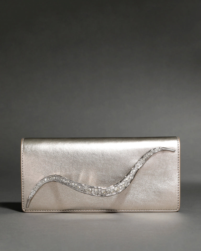 CRYSTAL CURVE CLUTCH