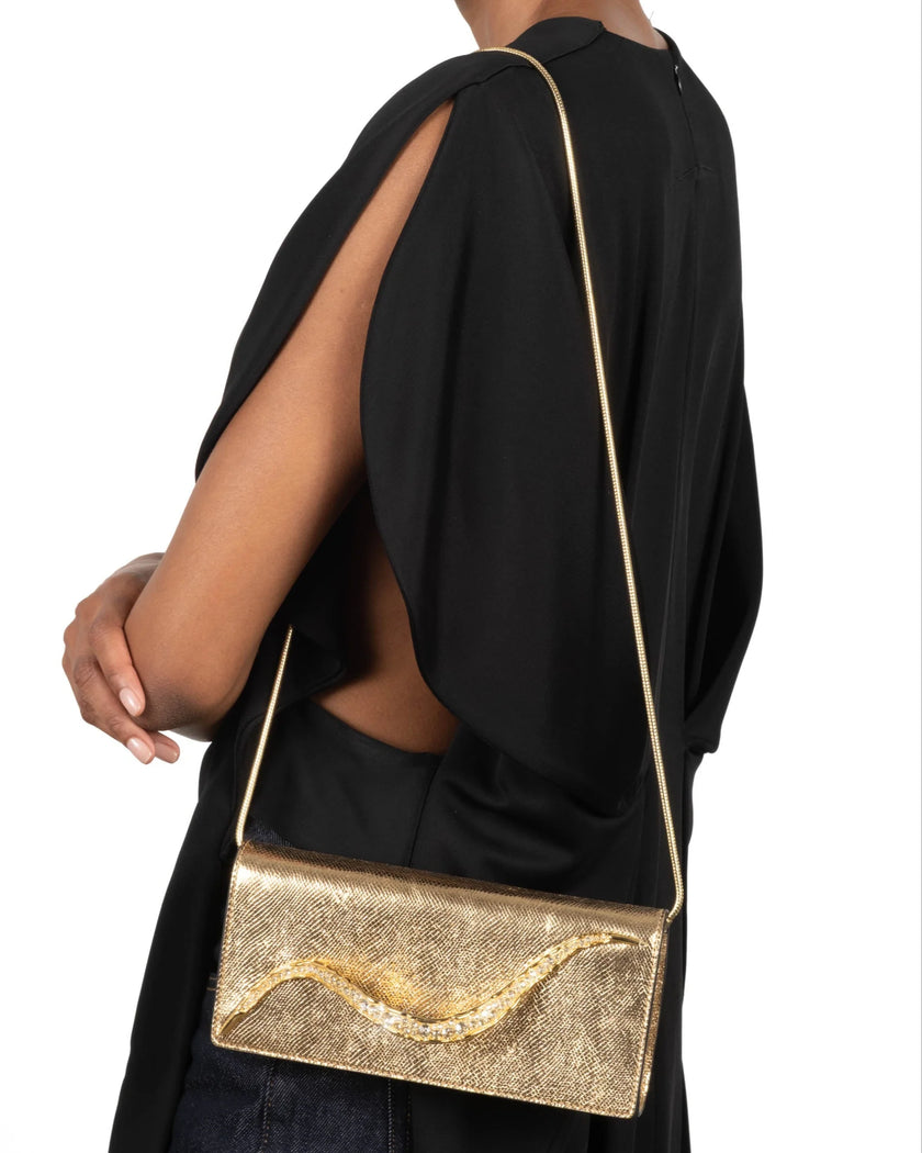 CRYSTAL CURVE CLUTCH