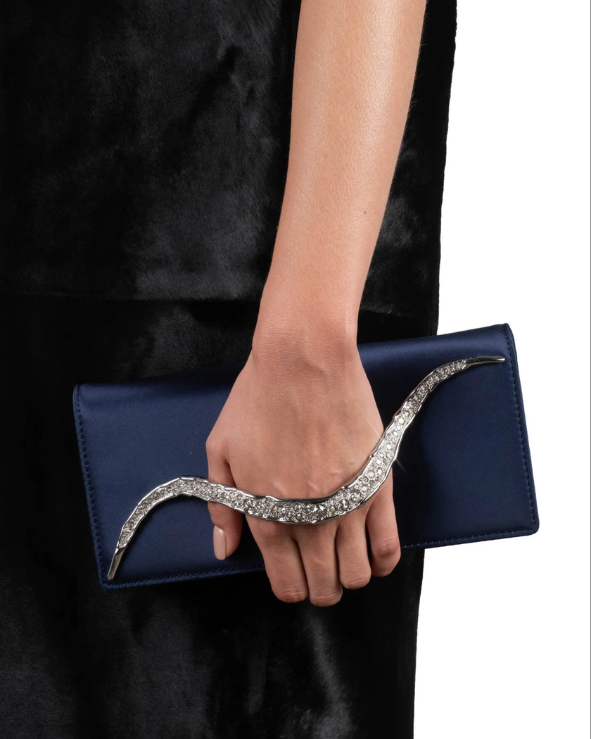 CRYSTAL CURVE CLUTCH
