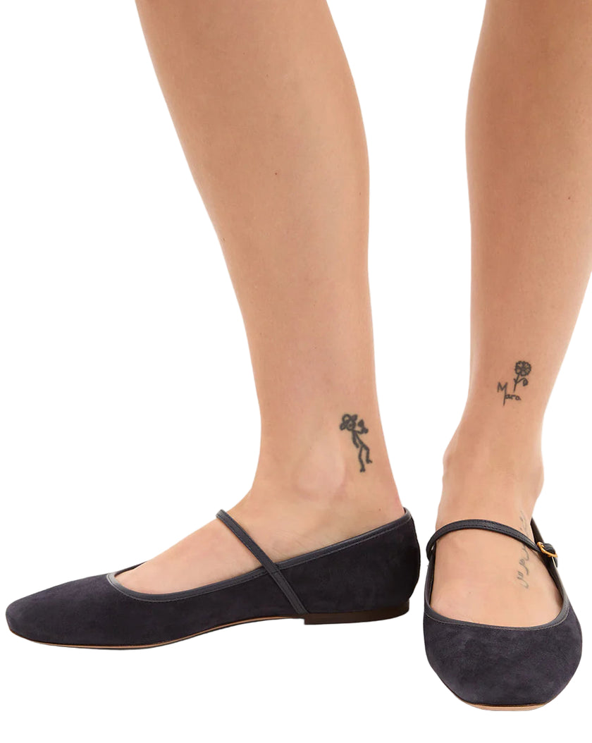 ELLIE SUEDE FLAT