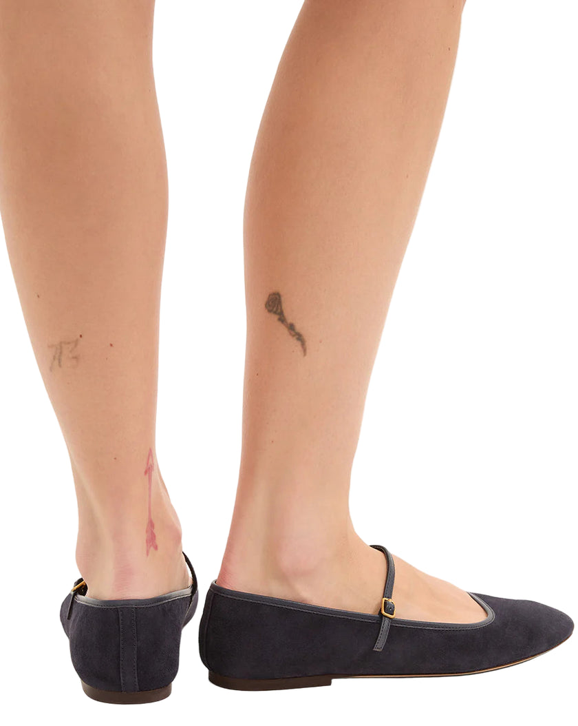 ELLIE SUEDE FLAT