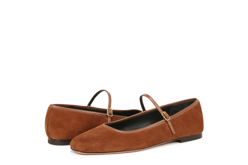 ELLIE SUEDE FLAT
