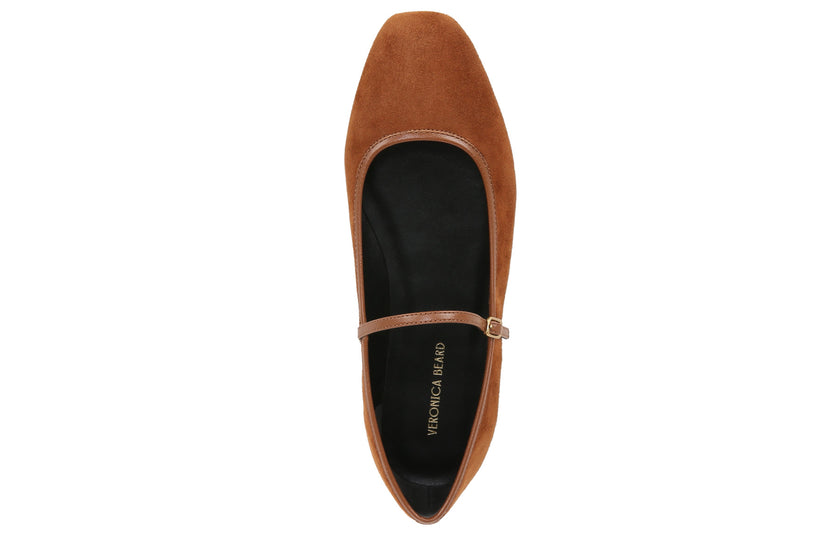 ELLIE SUEDE FLAT