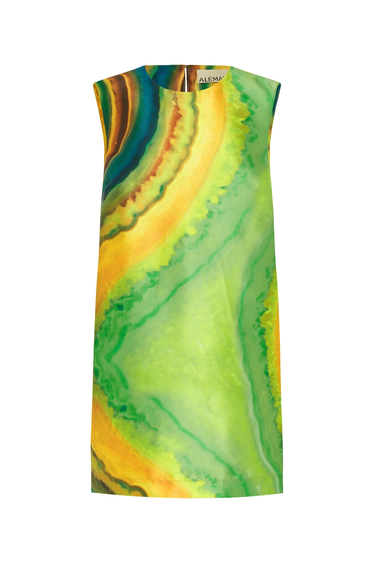 Iris Mini Dress (White) main image 1
