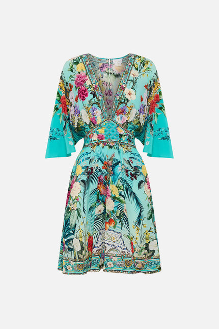 SHORT WAISTED DRESS