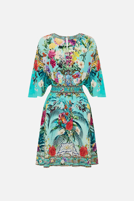 SHORT WAISTED DRESS