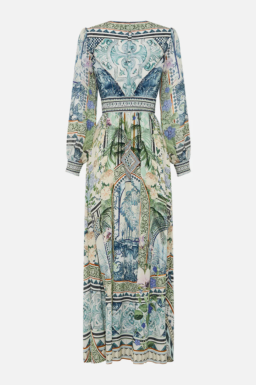 BUTTON DRESS WITH SHAPED WAISTBAND
