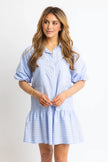 STRIPE POPLIN ANA POCKET DRESS