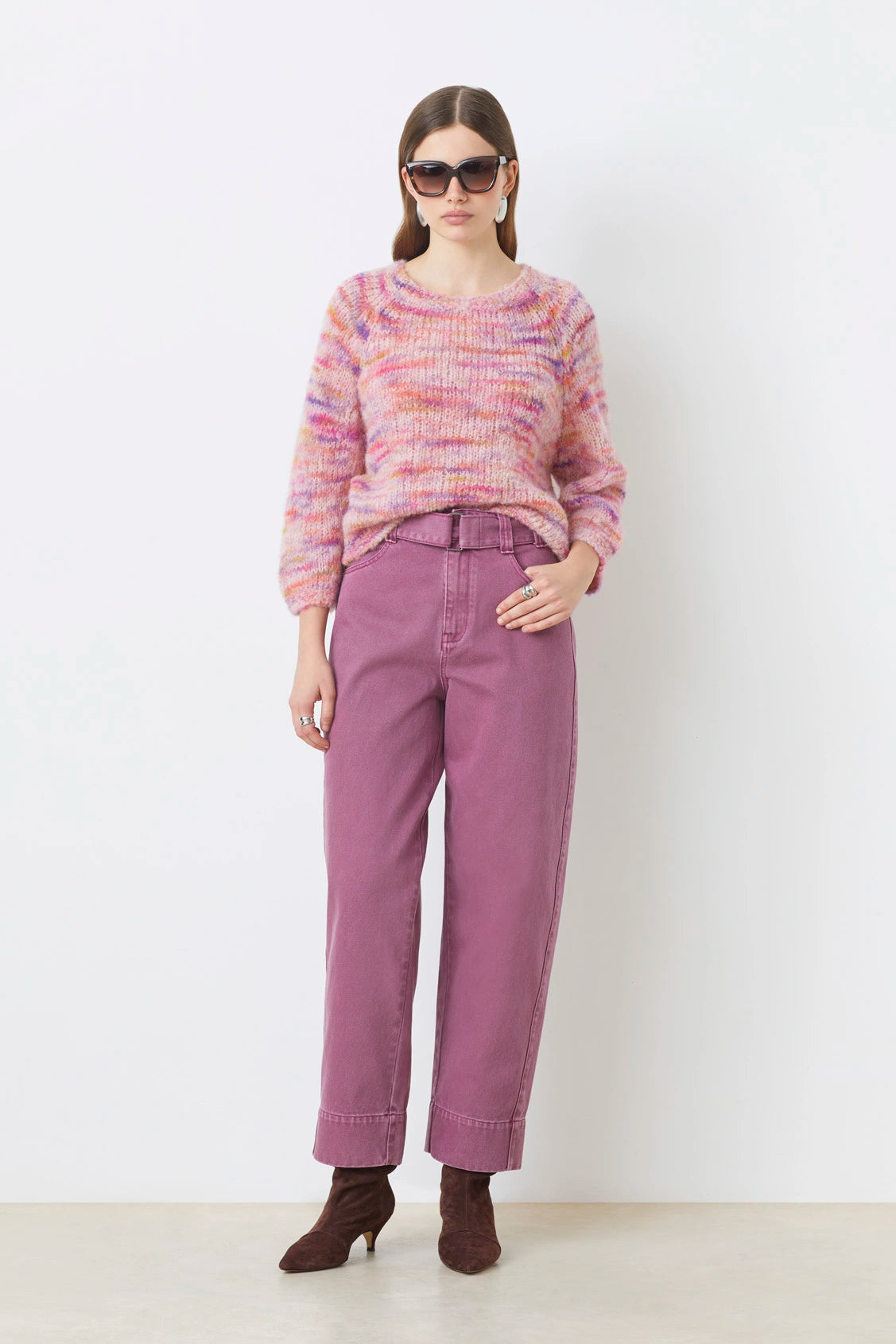 PAVEL SHORT JUMPER WITH MULTICOLURED PATTERNS