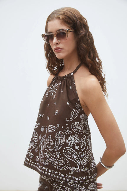 LOOKA CHOCO BANDANA TOP