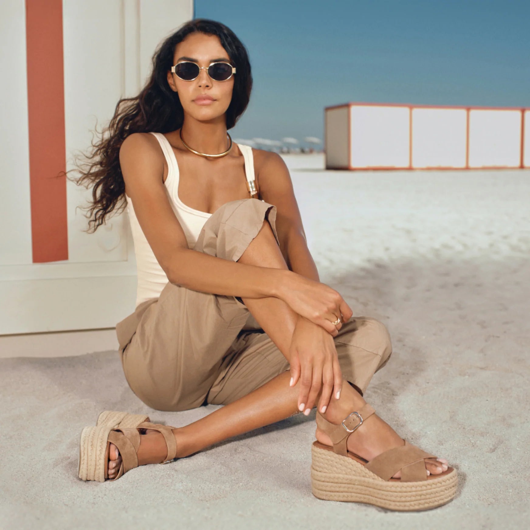 PASION ESPADRILLE WEDGE SANDAL