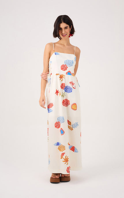 SUN PRINT MAXI SUNDRESS