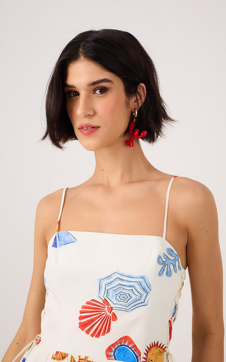 SUN PRINT MAXI SUNDRESS