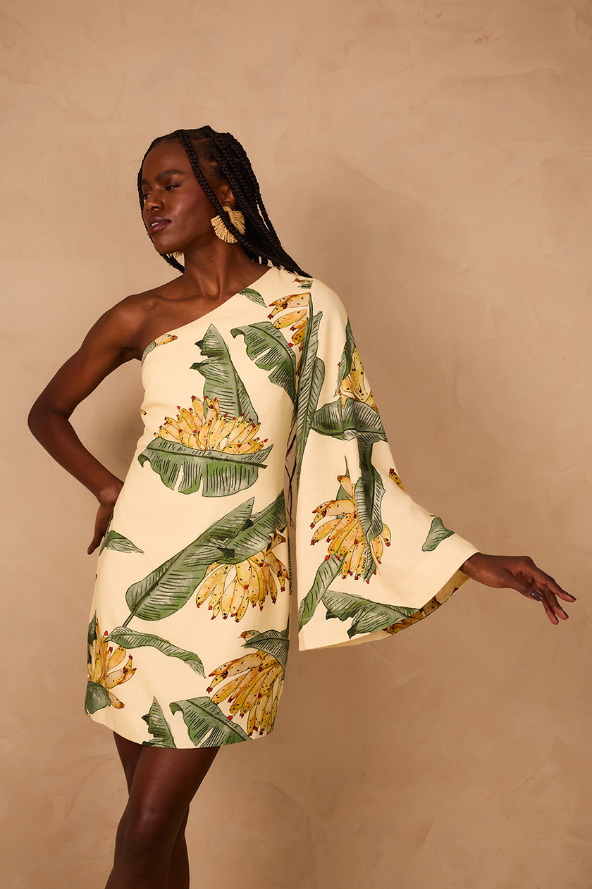 ONE SHOULDER MINI DRESS