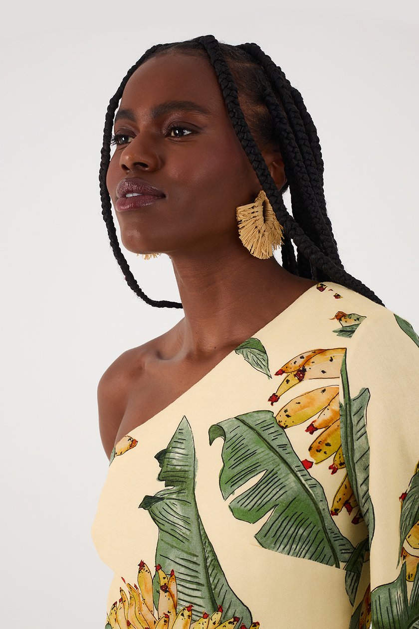 ONE SHOULDER MINI DRESS