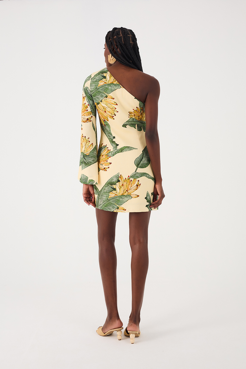 ONE SHOULDER MINI DRESS