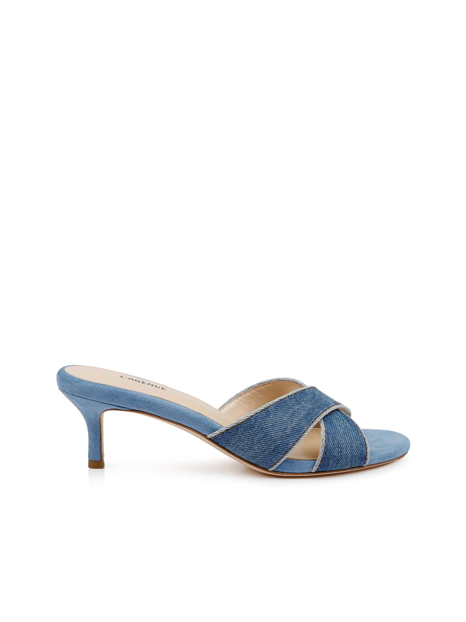AVELINE KITTEN HEEL SANDAL