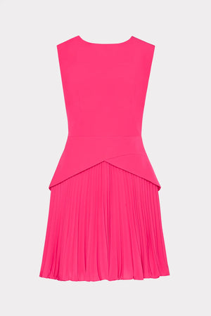 HADDY PLEATED MINI DRESS