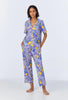SHORT SLEEVE CLASSIC STRETCH JERSEY CROPPED PJ SET