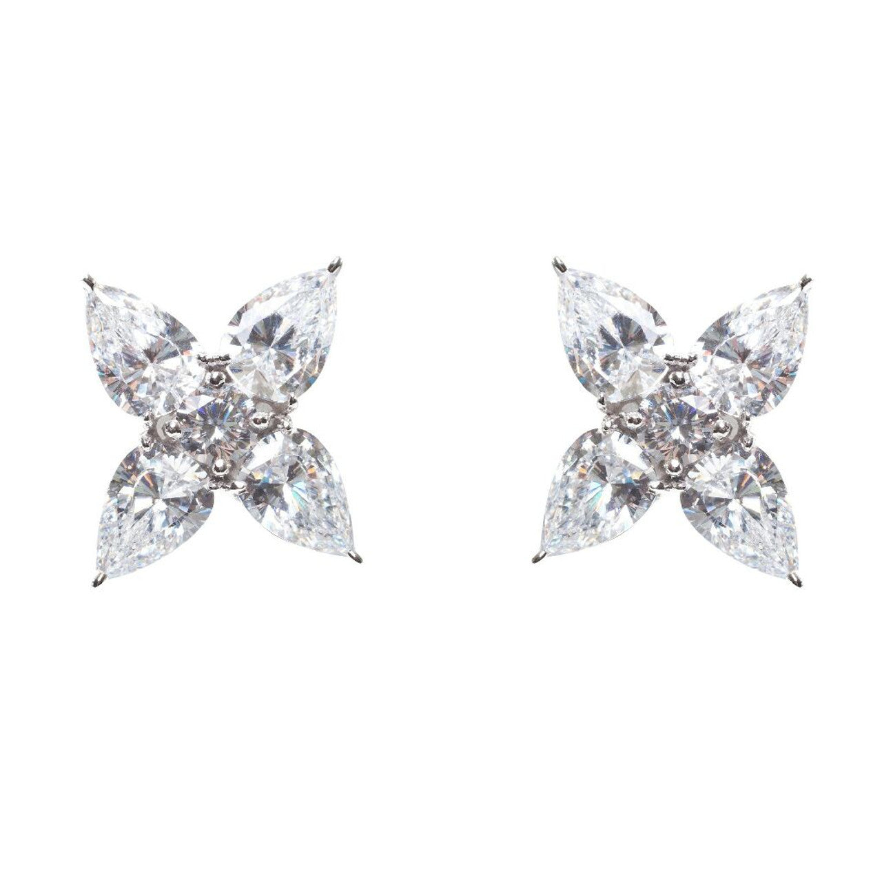 FLOWER BUTTON EARRINGS