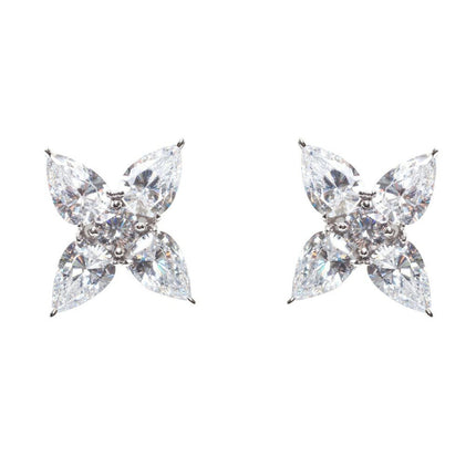 FLOWER BUTTON EARRINGS