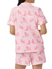 WOMENS SHORT SLEEVE SHORTY PJ SET