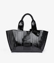 PATENT PERFORATED TOTE BAG