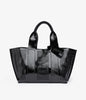 PATENT PERFORATED TOTE BAG