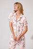 SHORT SLEEVE CLASSIC STRETCH JERSEY CROPPED PJ SET