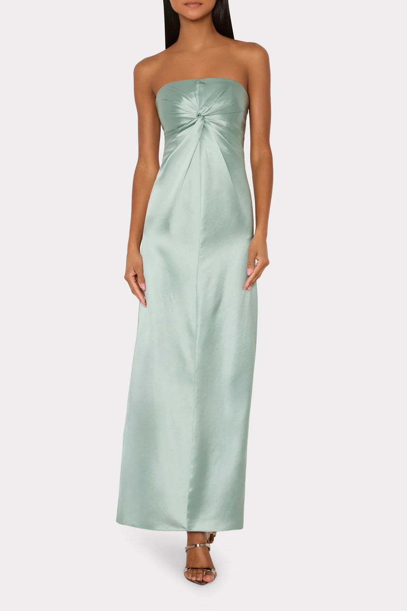 MICHELL SATIN MAXI DRESS