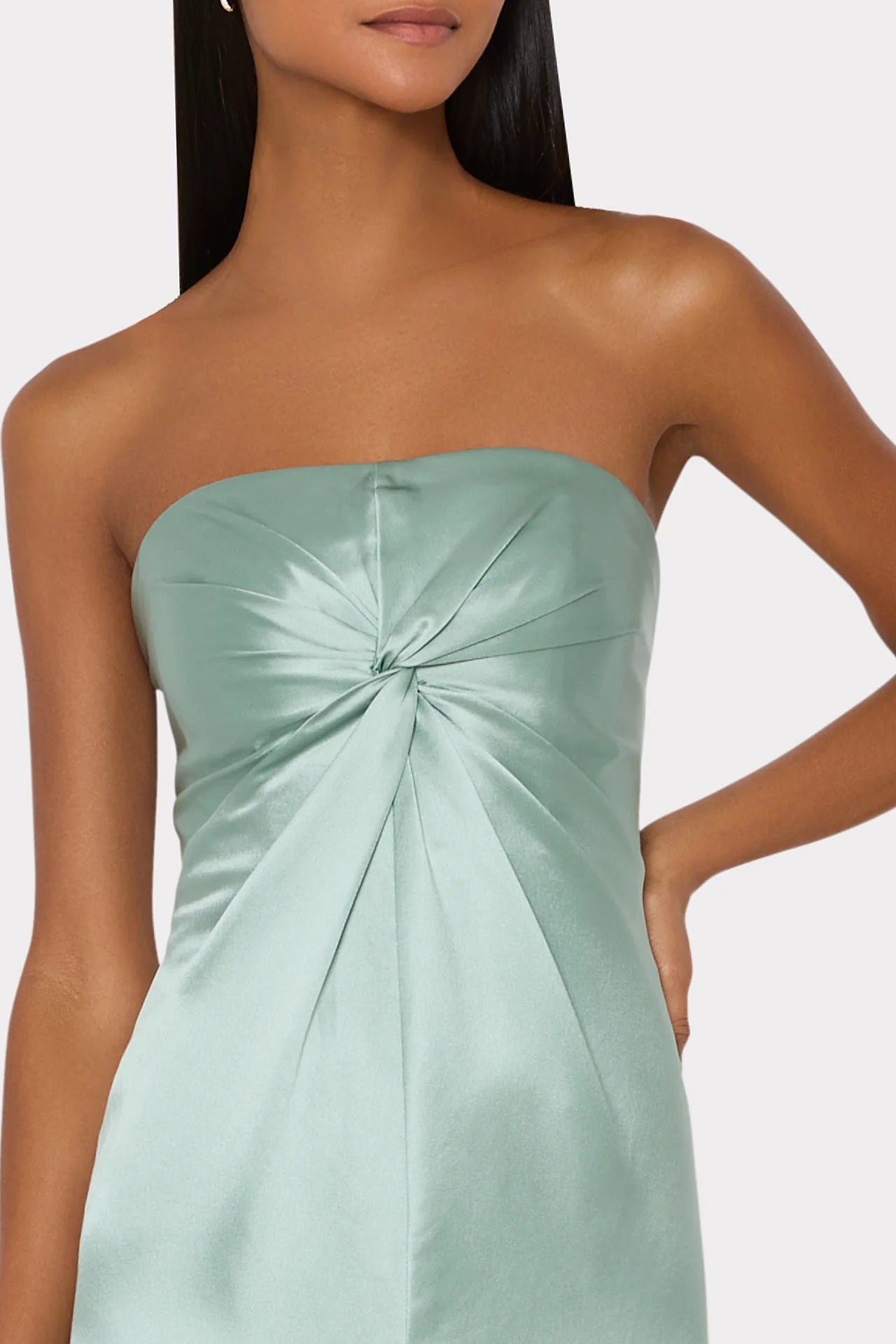 MICHELL SATIN MAXI DRESS