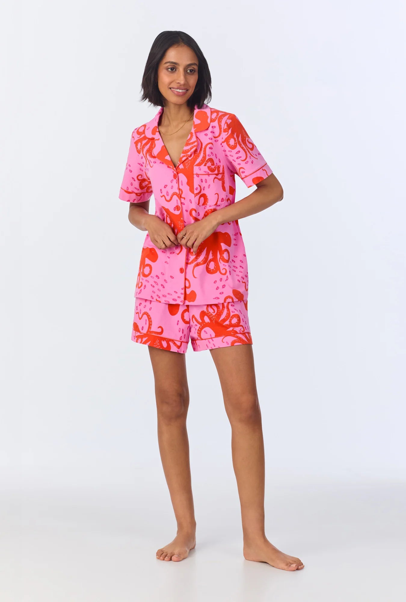 SHORT SLEEVE CLASSIC SHORTY JERSEY PJ SET