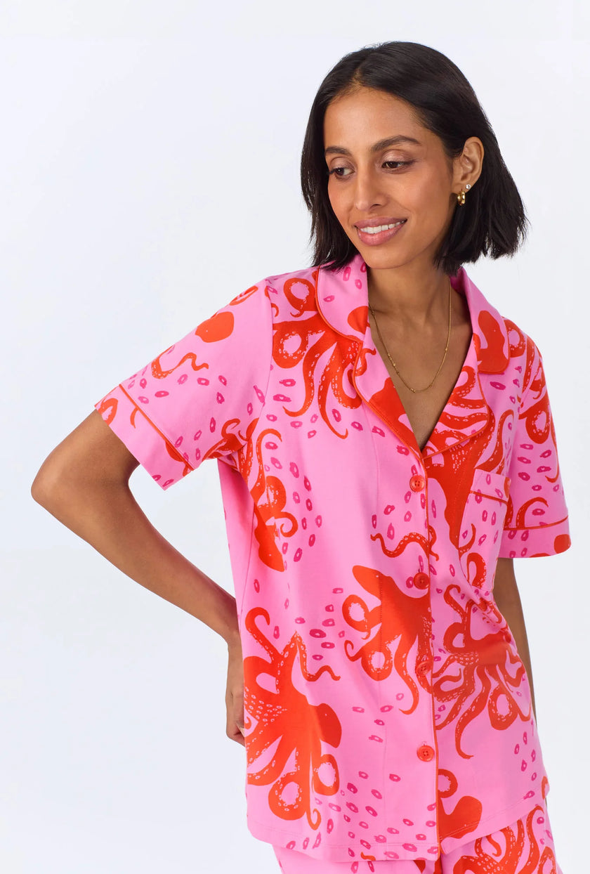 SHORT SLEEVE CLASSIC SHORTY JERSEY PJ SET