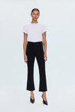 LENNON HIGH RISE CROP BOOT JEAN IN NOIR