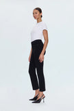 LENNON HIGH RISE CROP BOOT JEAN IN NOIR