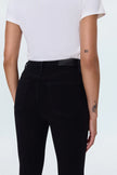LENNON HIGH RISE CROP BOOT JEAN IN NOIR