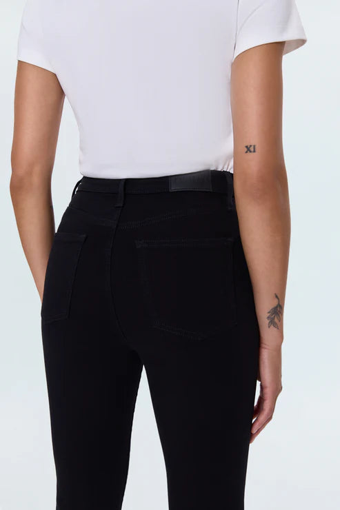 LENNON HIGH RISE CROP BOOT JEAN IN NOIR