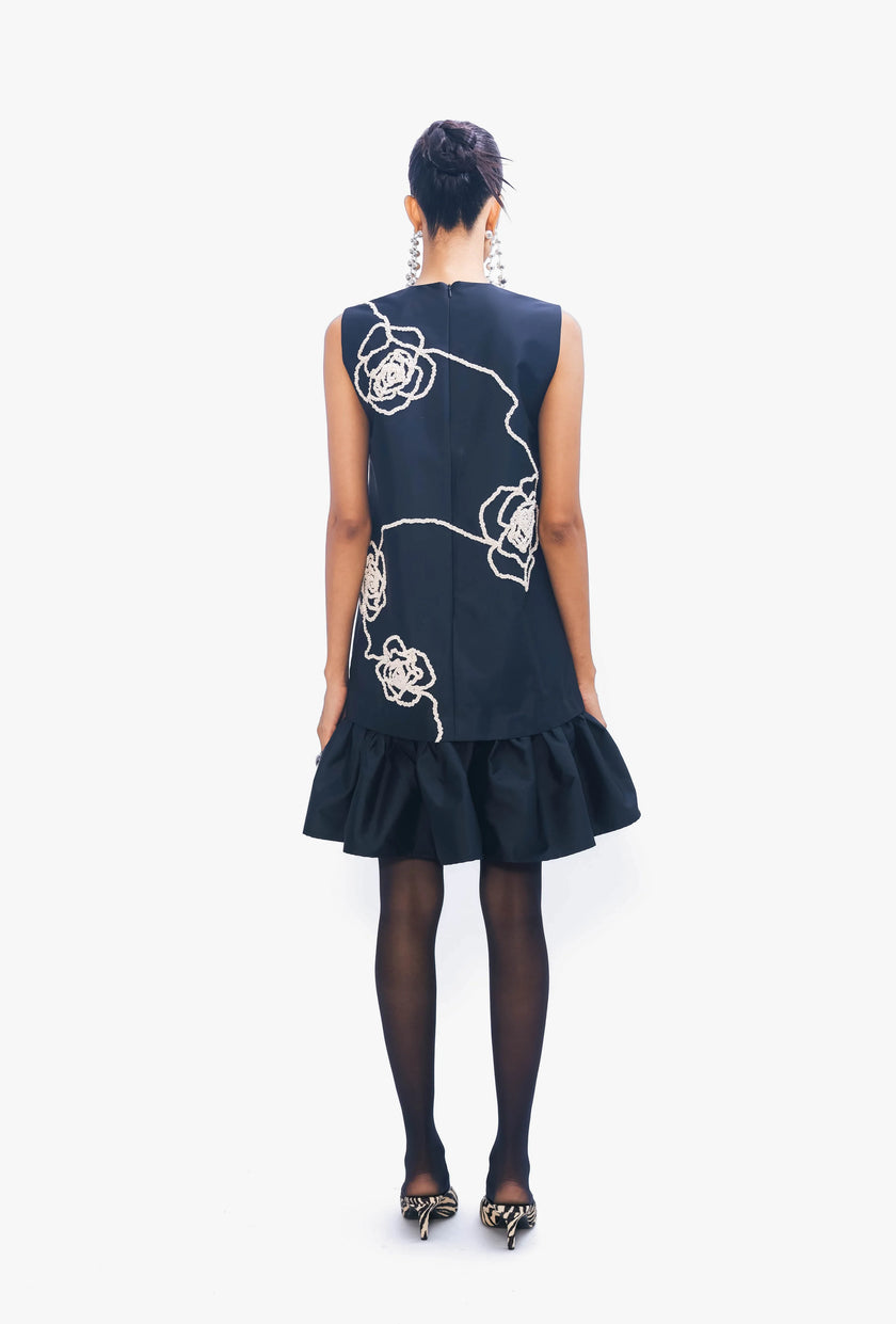 FLORENTINA PETAL MINI DRESS
