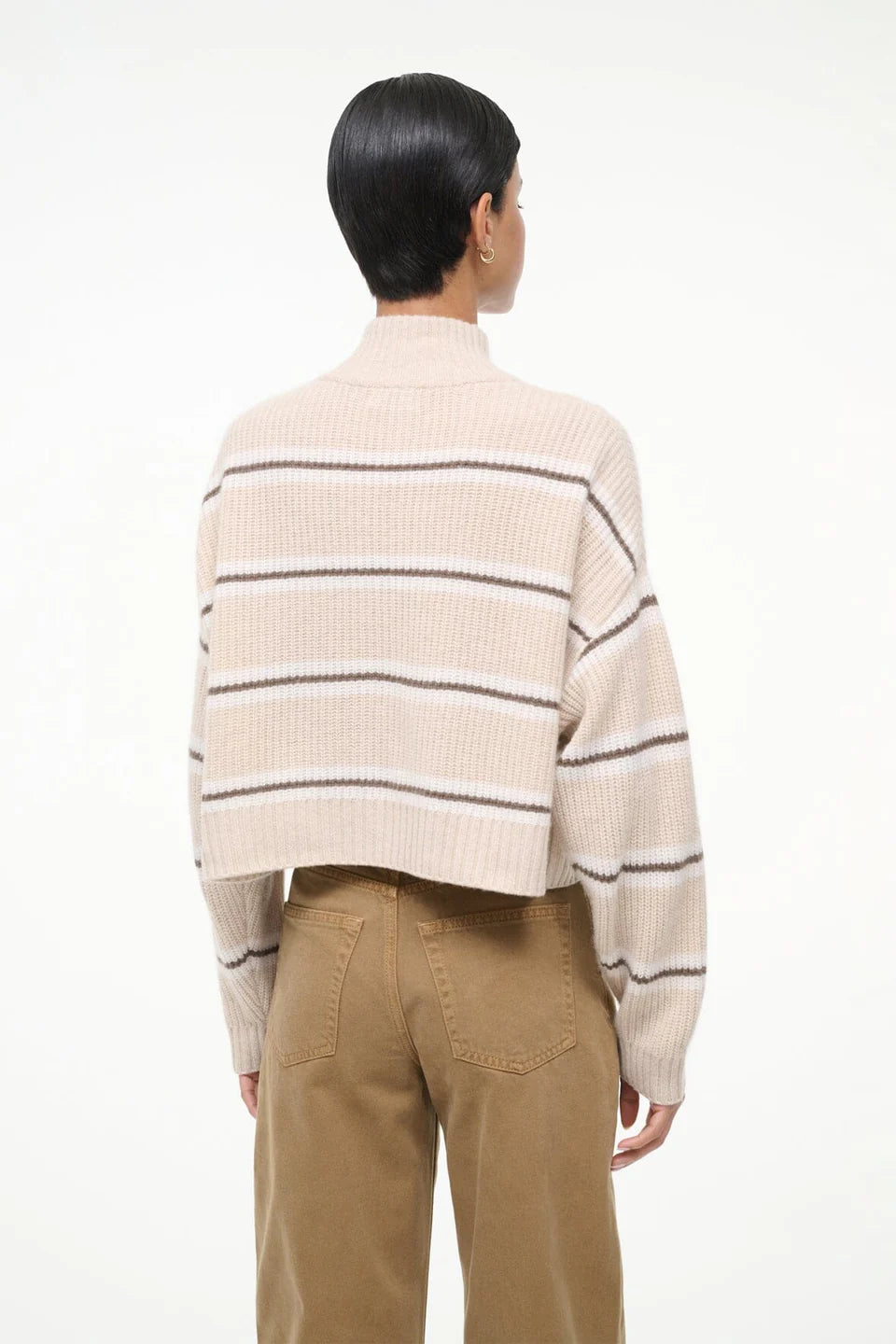 CROPPED HAMPTON CASHMERE SWEATER