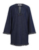 RHIANNON FRINGE DENIM MINI