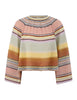 COCO STRIPE BELL SLEEVE TOP