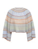 INDRA STRIPE BELL SLEEVE TOP