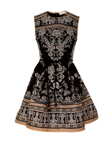 BALANCE PEPLUM MINI DRESS