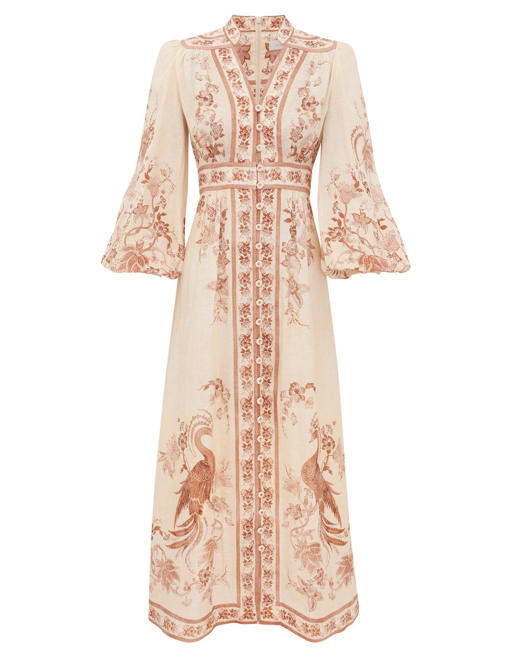 INDRA PLUNGE MIDI DRESS