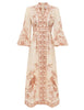 INDRA PLUNGE MIDI DRESS