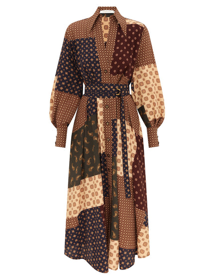TUCK MIDI DRESS