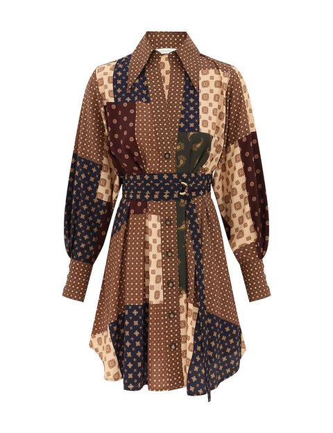 TUCK MINI DRESS