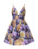 LUNA V NECK MINI DRESS