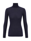 FINE KNIT ROLL NECK TOP