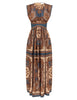 MAHON WAISTED MAXI DRESS